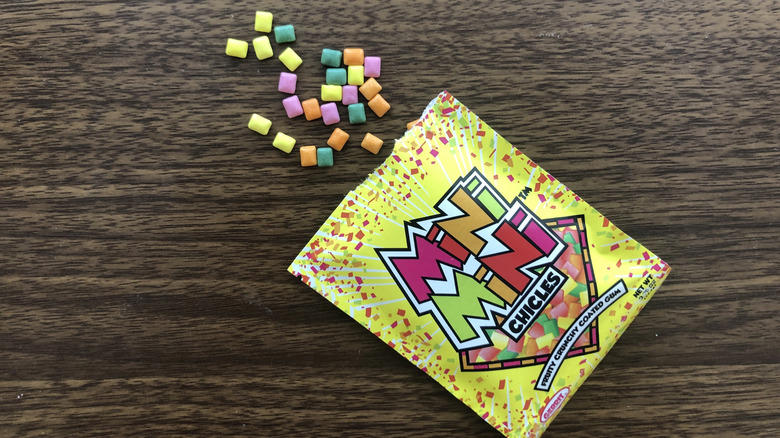 Sugar Babies, Vanilla Charleston Chew, MiniMini Chicles, Candy Farm Neapolitan, Naylor Butter Mints, Palmer Candy Co. Milk Chocolate Nonpareils, Bazooka Bubble Gum Pops