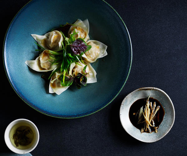 Our best dumpling recipes,          Kylie Kwong’s prawn dumplings with organic tamari and chilli dressing      ,          Crisp pork and ginger gyozas with sesame rayu      ,          Spicy Sichuan-style lamb dumplings with chilli oil      ,          Poached pork and garlic chive dumplings (Jiu cai jiaozi)      ,          Crab xiao long bao      ,          Pork, scallop and sticky rice siu mai      ,          Pork dumplings with black vinegar and ginger      