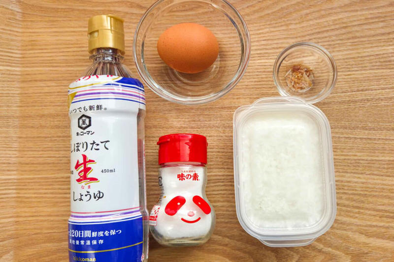 ■「川越シェフの卵かけご飯」の材料, ■卵に醤油と味の素を入れて混ぜる, ■今回のレシピにコレ足すとさらに激ウマ, ■卵かけご飯は旨味マシマシがおいしい