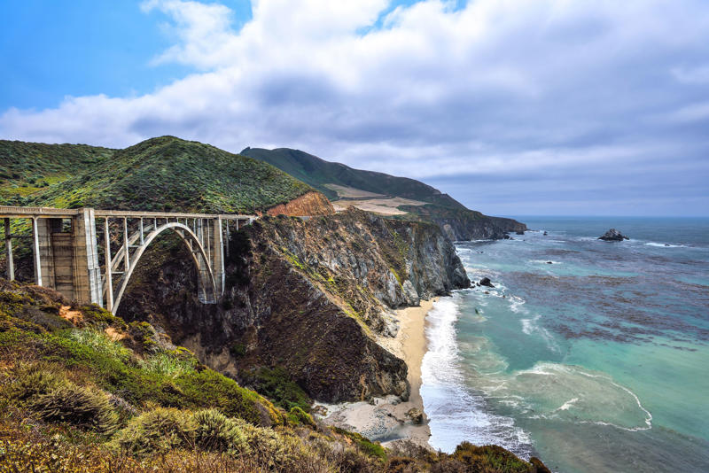 1. Joshua Tree, 2. Catalina Island, 3. Solvang, Santa Ynez Valley, 4. Yosemite National Park, 5. Big Sur, 6. The 17-Mile Drive, Pebble Beach, 7. Carmel-by-the-Sea, 8. Palm Springs, 9. Napa Valley, 10. The Madonna Inn, San Luis Obispo, 11. San Francisco and the Bay Area, 12. Los Angeles, 13. The Redwoods