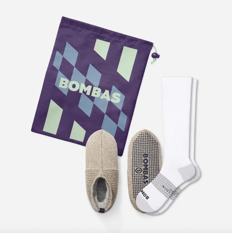 Shop the best travel-friendly flight essentials , Apple AirTags, Béis The Weekender Travel Bag, Trtl Travel and Airplane Pillow, Twelve South AirFly Pro, Owala FreeSip Stainless Steel Water Bottle, iWalk USB-C Portable Charger, Summer Fridays Jet Lag Eye Patches, Monos Compressible Packing Cubes, Travel Inspira Luggage Scale, Loop Quiet 2 Ear Plugs, Bombas Travel Compression Sock and Gripper Slipper 2-Pack, Liquid I.V. Hydration Multiplier Vegan Powder Electrolyte Supplements, Airplane Foot Hammock