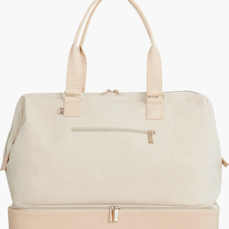 Shop the best travel-friendly flight essentials , Apple AirTags, Béis The Weekender Travel Bag, Trtl Travel and Airplane Pillow, Twelve South AirFly Pro, Owala FreeSip Stainless Steel Water Bottle, iWalk USB-C Portable Charger, Summer Fridays Jet Lag Eye Patches, Monos Compressible Packing Cubes, Travel Inspira Luggage Scale, Loop Quiet 2 Ear Plugs, Bombas Travel Compression Sock and Gripper Slipper 2-Pack, Liquid I.V. Hydration Multiplier Vegan Powder Electrolyte Supplements, Airplane Foot Hammock