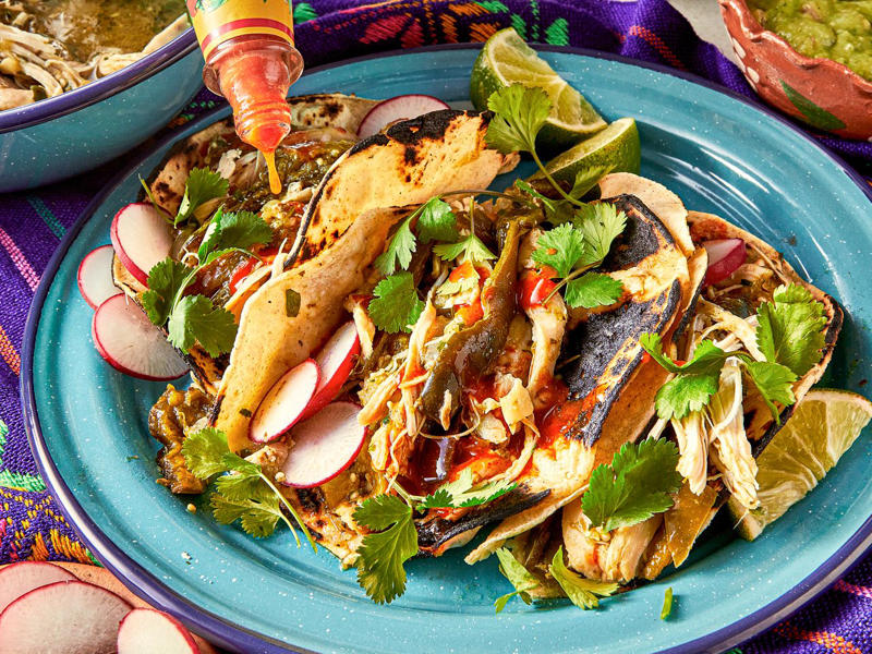 Easy Slow-Cooker Pork Ragù, Slow Cooker Salsa Verde Chicken Tacos, Rich and Creamy Slow-Cooker Beef Stroganoff, Chinese-Style Short Ribs With Soy, Orange, and 5-Spice Powder, Slow-Cooker Chicken Tortilla Soup With All the Fixings, Slow-Cooker Pulled Pork With Dr Pepper, Slow-Cooker Pork Paprikash, Slow-Cooker Chicken Tomatillo Tacos, Tender and Juicy Slow-Cooker Meatballs, Slow-Cooker Sticky Thai Meatballs