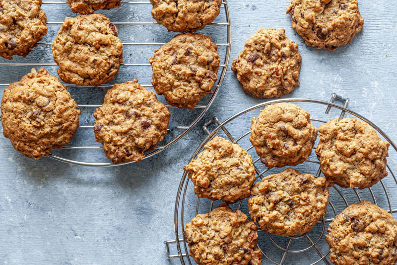 Oatmeal Raisin Cookies, Kitchen Sink Cookies, Apple Cheddar Oat Cookies, Oatmeal Banana Cookies, The Hands-Down Best Peanut Butter Cookie Recipe, Brownie Cookies, Chewy Peanut Butter Oatmeal Cookies, Chocolate Chip Cookies, Red Velvet Cookies, Banana Cookies, Laura Bush's Cowboy Cookies, Grandma’s Oatmeal Cookies, Brown Butter Oatmeal Chocolate Chip Cookies, Butter Pecan Cookies, Copycat Subway Chocolate Chip Cookies, Mexican Wedding Cookies, Classic Shortbread Cookies, Linzer Cookies, Oatmeal Lace Cookies, No Bake Chocolate and Peanut Butter Cookies
