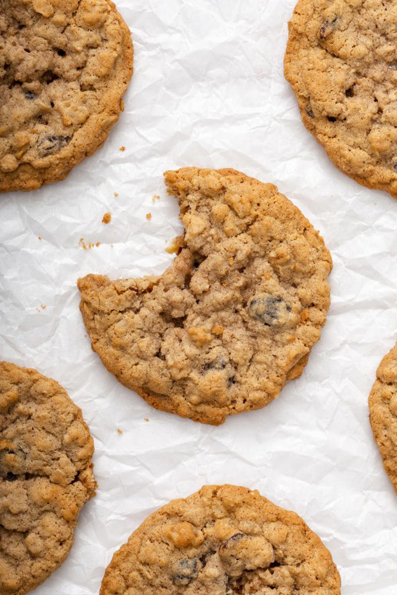 Oatmeal Raisin Cookies, Kitchen Sink Cookies, Apple Cheddar Oat Cookies, Oatmeal Banana Cookies, The Hands-Down Best Peanut Butter Cookie Recipe, Brownie Cookies, Chewy Peanut Butter Oatmeal Cookies, Chocolate Chip Cookies, Red Velvet Cookies, Banana Cookies, Laura Bush's Cowboy Cookies, Grandma’s Oatmeal Cookies, Brown Butter Oatmeal Chocolate Chip Cookies, Butter Pecan Cookies, Copycat Subway Chocolate Chip Cookies, Mexican Wedding Cookies, Classic Shortbread Cookies, Linzer Cookies, Oatmeal Lace Cookies, No Bake Chocolate and Peanut Butter Cookies
