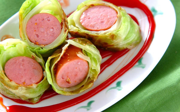 春キャベツの炒め物, キャベツソーセージ巻き, 春キャベツとソーセージのホットサラダ, キャベツとソーセージのスープ, キャベツとソーセージのマスタード炒め, まとめて作り置き！ キャベツとソーセージのクミン炒め, ソーセージとキャベツのホットパスタ