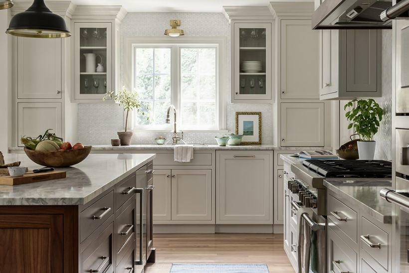 Terracotta, Lighter Wood, Boldly Colored Tiles, Dark Hardwood