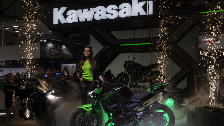 Kawasaki has more brand recognition, Kawasaki has a better dealer network and parts support, CFmoto has better prices, CFmoto has few aftermarket options, Resale value for CFmoto and Kawasaki bikes are both stable