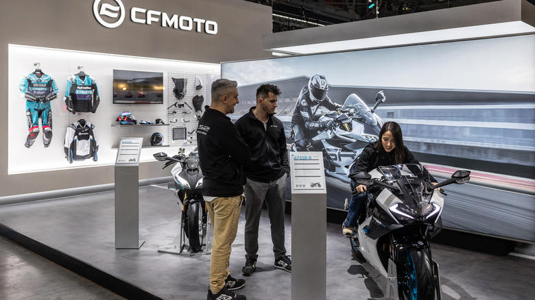 Kawasaki has more brand recognition, Kawasaki has a better dealer network and parts support, CFmoto has better prices, CFmoto has few aftermarket options, Resale value for CFmoto and Kawasaki bikes are both stable