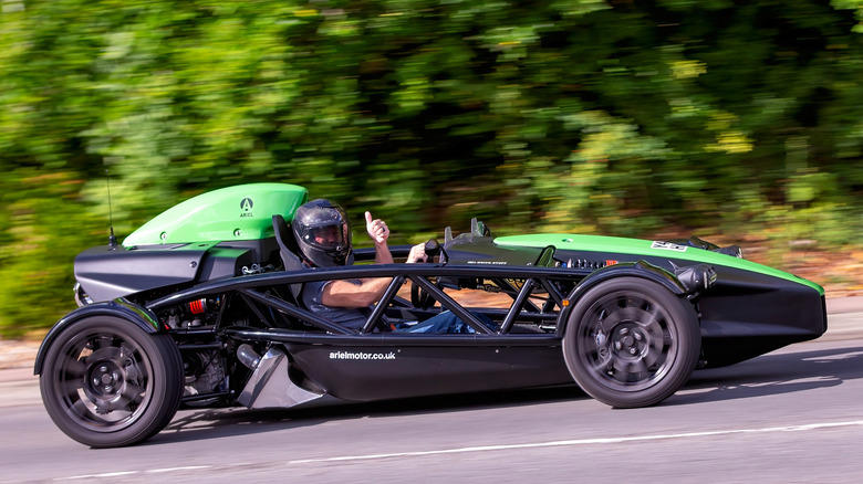 16. Caterham Seven 620R, 15. Ariel Atom 4, 14. BAC Mono, 13. 992 Porsche 911 GT3 RS, 12. BMW M4 CSL, 11. Lamborghini Huracan STO, 10. Porsche 718 Cayman Gt4 RS, 9. R35 Nissan GT-R, 8. Audi R8 V10 Performance RWD, 7. McLaren 765LT Spider, 6. Ferrari 488 Pista, 5. Ferrari 812 Competizione, 4. Lamborghini Aventador SVJ, 3. Mercedes-AMG One, 2. Aston Martin Valkyrie, 1. C8 Corvette ZR1