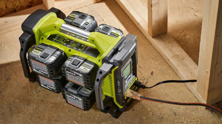 USB Lithium 3-Port Charger and Power Source, 18V ONE+ HP Brushless Hybrid Forced Air Propane Heater, 40V Battery Topper Light, 18V ONE+ 3-Tool Light Combo, 80V 1000W Power Source, 40V 15-Inch Attachment Capable String Trimmer Kit, 18V ONE+ 3/8 Inch Drill Kit, 40V 550 CFM Blower Kit, 18V ONE+ 1800-Watt Power Station Kit, Tripower Tripod LED Light