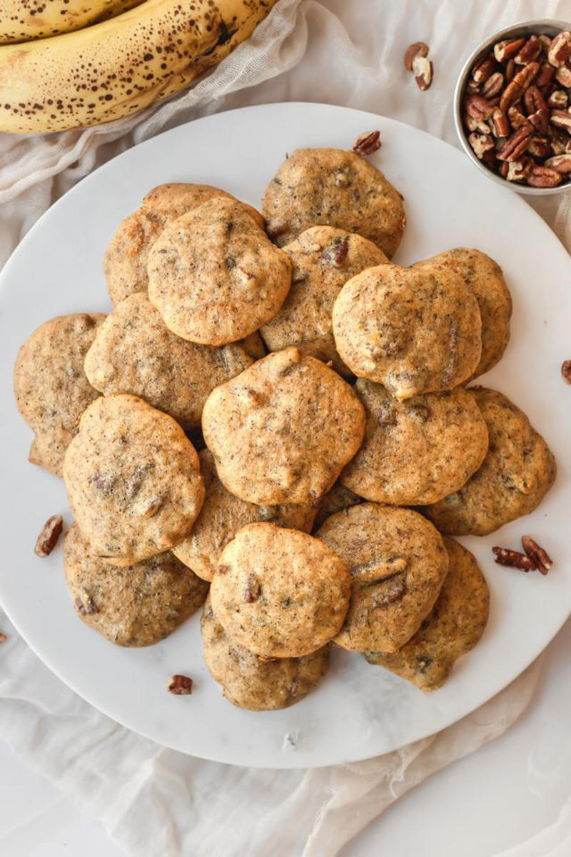 Oatmeal Raisin Cookies, Kitchen Sink Cookies, Apple Cheddar Oat Cookies, Oatmeal Banana Cookies, The Hands-Down Best Peanut Butter Cookie Recipe, Brownie Cookies, Chewy Peanut Butter Oatmeal Cookies, Chocolate Chip Cookies, Red Velvet Cookies, Banana Cookies, Laura Bush's Cowboy Cookies, Grandma’s Oatmeal Cookies, Brown Butter Oatmeal Chocolate Chip Cookies, Butter Pecan Cookies, Copycat Subway Chocolate Chip Cookies, Mexican Wedding Cookies, Classic Shortbread Cookies, Linzer Cookies, Oatmeal Lace Cookies, No Bake Chocolate and Peanut Butter Cookies