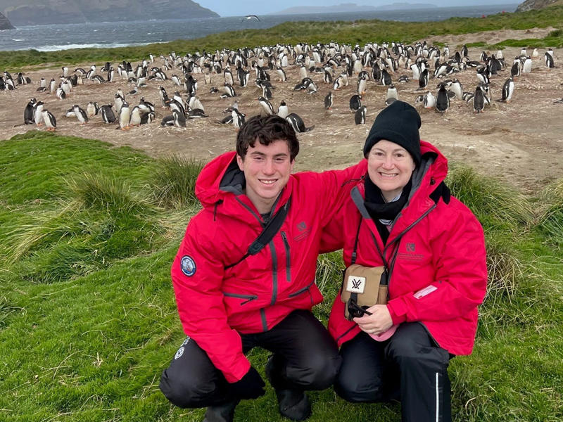 We've been traveling since he was a baby, I booked a 3-week cruise to Antarctica , His perspective started to shift during the trip, The trip brought us closer together