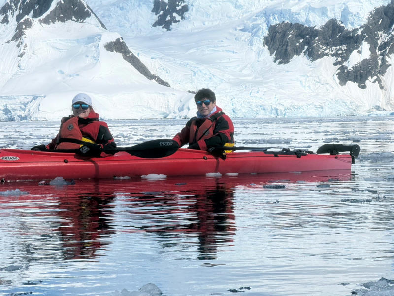 We've been traveling since he was a baby, I booked a 3-week cruise to Antarctica , His perspective started to shift during the trip, The trip brought us closer together