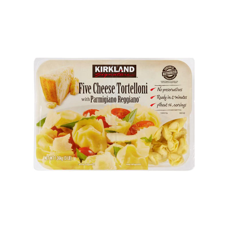 Five-Cheese Tortelloni with Parmigiano Reggiano, Everything Bagel Seasoned Cod, Lightly Breaded Chicken Breast Chunks, Supreme Cauliflower Crust Pizza, The Bottom Line