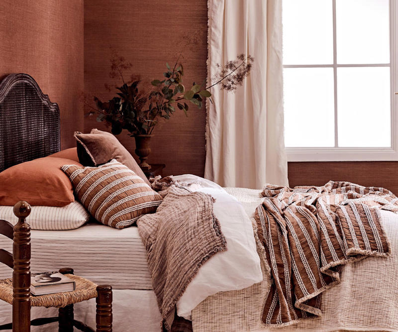 The best bed frames in Australia, The best bed frames to shop in Australia 2026, Art deco, with a twist, Brontë blooming, Earthy neutral, Blue hues, Timber touches, Coastal escape, Hidden storage, Related stories