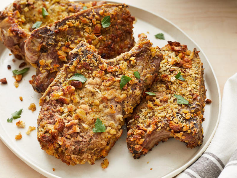 Pork and Wild Rice Casserole, Burgundy Pork Tenderloin, Baked Pork Chops and Rice, Brown Sugar and Balsamic Glazed Pork Tenderloin, Garlic Pork Tenderloin with Mushroom Gravy, Horseradish Pork Chops, Easy and Delicious Mexican Pork Chops, Gouda and Spinach Stuffed Pork Chops, Golden Pork Chops, Apple Butter Pork Loin, Iowa Pork Steak, Easy Baked Pork Chops, Pork Chop and Potato Casserole, Pulled Pork Casserole, Oven-Fried Pork Chops, Deluxe Ham Casserole