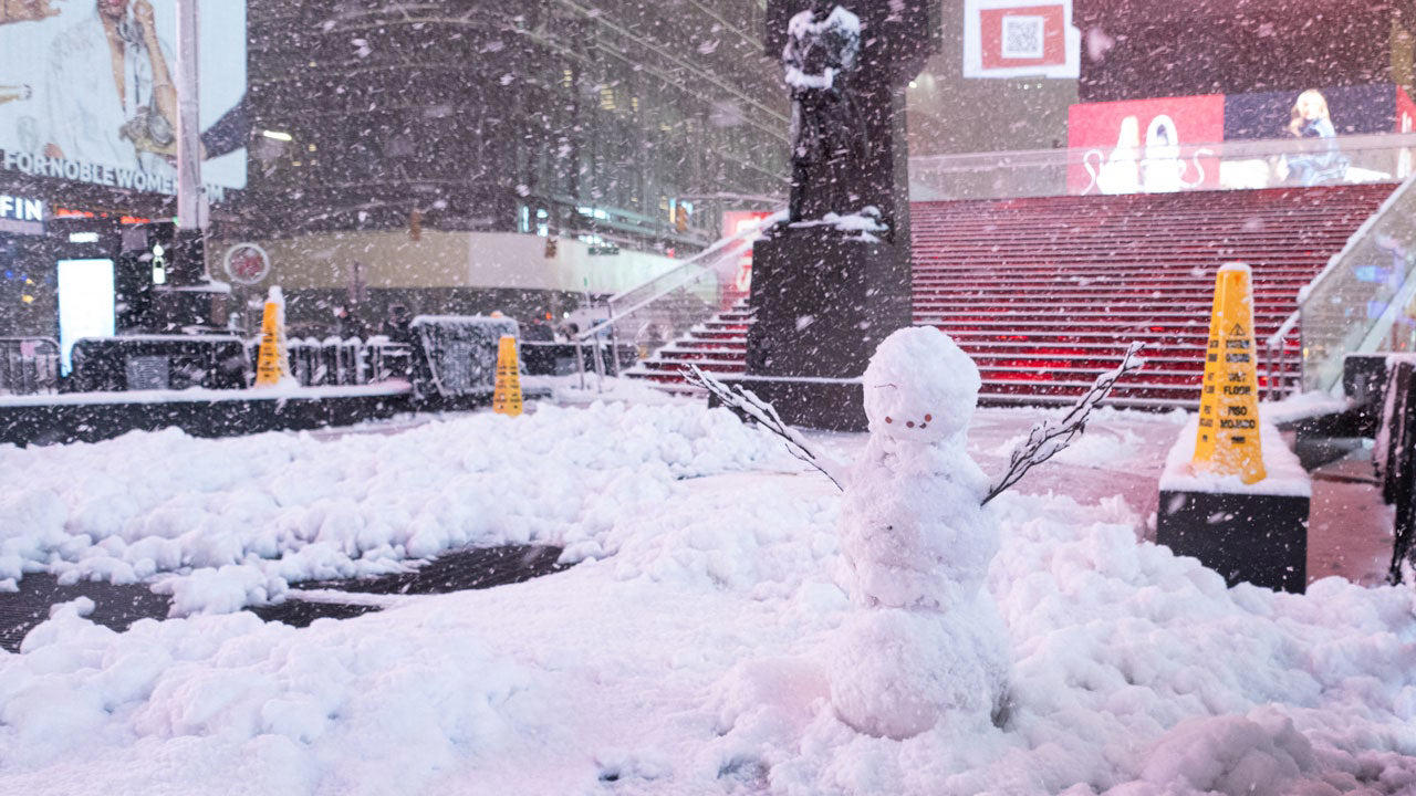 (05:51 p.m. EST) What To Expect Overnight, (05:27 p.m. EST) Power Outages Begin To Fall, (05:13 p.m. EST) Blizzard Warnings Expire For New York City, (04:58 p.m. EST) Every NYC Street Has Seen A Plow, (04:41 p.m. EST) Boston Ready For All Terrain, (04:20 p.m. EST) New Snapshots Of The Storm, (03:57 p.m. EST) Massachusetts Under Travel Ban, (03:38 p.m. EST) Providence Sees Snowiest Days On Record, (03:19 p.m. EST) Power Poles Snapped On Nantucket, (03:00 p.m. EST) Crashes Mount In Maryland, (02:41 p.m. EST) Snow Hammers Boston, New York City, (02:20 p.m. EST) How Does A Bomb Cyclone Compare To A Hurricane?, (02:02 p.m. EST) NYC Schools To Reopen, (01:46 p.m. EST) For The Record, (01:27 p.m. EST) Updated Snowfall Totals, (01:05 p.m. EST) Two Killed In Winter Storm-Related Wreck, (12:48 p.m. EST) Domino Effect At Airports Nationwide, (11:58 a.m. EST) New Photos Sum Up Travel Hazards, (11:43 a.m. EST) Three More Rounds?, (11:24 a.m. EST) Emergency Shovelers Turn Out In Force, (11:01 a.m. EST) Power Outages Top 650,000, (10:43 a.m. EST) 6 Hours, Nonstop Snow, (10:22 a.m. EST) Central Park In 15+ Inches Of Snow, (09:56 a.m. EST) Eat Your Heart Out, Abbey Road, (09:32 a.m. EST) New Jersey Travel Restriction Extended, (09:11 a.m. EST) Watch Winter Storm Hernando On Satellite, (08:47 a.m. EST) 500,000 Homes, Businesses Now Without Power, (08:36 a.m. EST) School Closings: NYC, Boston And Many More, (08:18 a.m. EST) The Two-Plus-Foot Club Has Been Established, (08:12 a.m. EST) How Much More Snow?, (07:58 a.m. EST) NYC’s Heaviest Since The Pandemic, (07:37 a.m. EST) Skiing Fifth Avenue, (07:25 a.m. EST) New Snow Totals For Major NYC Landmarks, (07:12 a.m. EST) Impressive Snow Rates, (06:58 a.m. EST) Thundersnow!!!, (06:50 a.m. EST) Tree Damage In King Of Prussia, Pennsylvania, (06:41 a.m. EST) Top Wind Gusts This Morning, (06:27 a.m. EST) Here Comes The Peak Of The Storm, (06:06 a.m. EST) Flight Cancellations Surge Past 10,000, (05:55 a.m. EST) We’re Dealing With 'Heart-Attack Snow', (05:17 a.m. EST) It's Officially A Bomb Cyclone, (05:00 a.m. EST) Scenes From A Snow-Dusted Times Square, (04:39 a.m. EST) Power Outages Spike To More Than 250,000, (04:15 a.m. EST) Top Snow Totals To Start The Morning