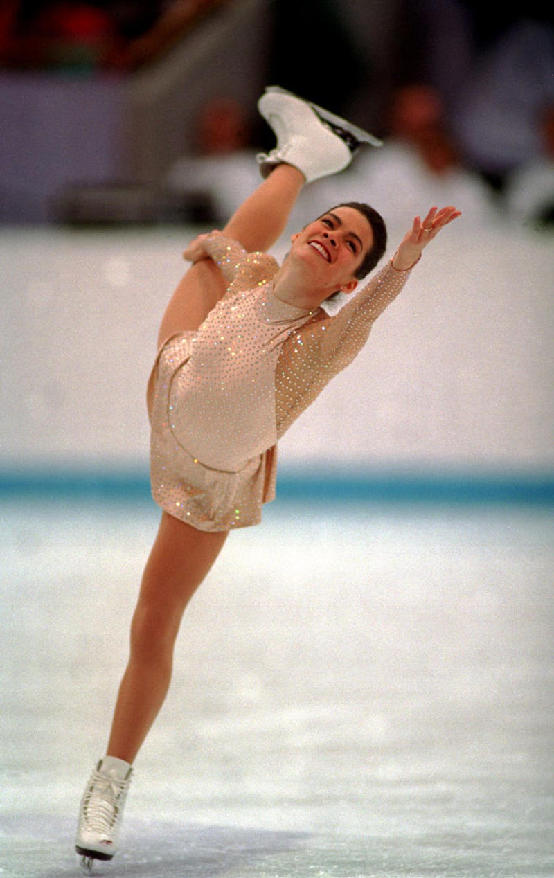 What do you think of the newer dressing styles for figure skaters? , Who have been some of your favorites to watch?, What are the main fabrics that make up a figure skating costume? , Is there a perfume you associate with ice skating?