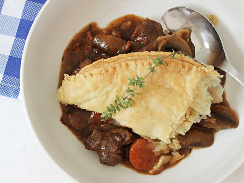 Irish Stew, Beef and Guinness Stew, Beef, Mushroom, and Guinness Pie, Steak and Irish Stout Pie, Stout-Braised Lamb Shanks, Dublin Coddle (Irish Sausage and Potato Stew), Irish Shepherd's Pie, Potato and Leek Soup, Irish Bacon and Cabbage Soup, Colcannon, Irish Champ, Irish Boxty, Guinness Bread, Classic Fish and Chips, Seafood Pot Pie, True Bangers and Mash with Onion Gravy, Baby Guinness