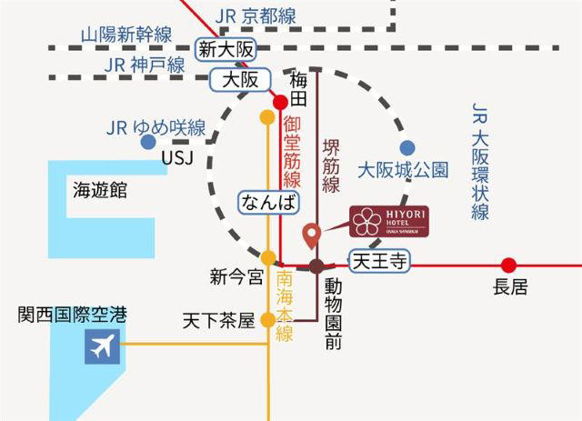 ツインルームを中心にモダンで心地よい客室, 女性のためのアメニティが充実, 30種類以上の朝食ブッフェもお目当てに, ドリンクやフードなどさまざまなおもてなしが, 周辺施設と連携し新世界の楽しみ方をサポート