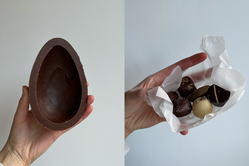The best Easter eggs for 2026 are: , How I tested, Chococo 'a-maize-ing' milk chocolate Easter egg with salted corn, Nestle kitkat chunky milk chocolate small Easter egg, M&S collection single origin dark chocolate egg, Waitrose No1 almond croissant, M&S extra thick pistachio and milk chocolate egg, Torres the crisp egg, Sainsbury's the biscuit one XL milk and white chocolate egg, Waitrose loaded dark chocolate orange egg, Aldi Moser Roth dark chocolate, coffee, cacao nibs egg, Waitrose Lulu Guiness milk chocolate lips, Lindt gold bunny with crispy biscuit, Asda exceptional pistachio and himalayan salt white chocolate egg, Tesco finest double layer salted pretzel chocolate egg, Radeks almond chocolate rabbit, Kakao cinder toffee Easter egg, Aldi jammy wheel biscuit egg, Morrisons the best Belgian blonde chocolate egg, What are the best Easter eggs?, How the best easter eggs were tested, Why you can trust IndyBest reviews
