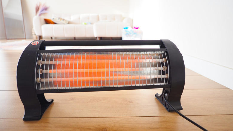 Space heaters, Portable air conditioners, Candle and wax warmers, Clothes iron, Electric hair and beauty tools, accessories, Air fryer, Coffee maker, Toaster oven, Pop up toaster
