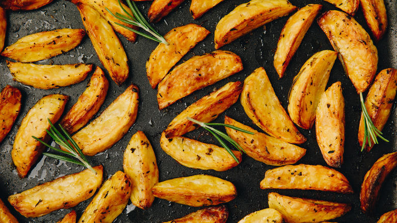 Broiled dishes, Roasted vegetables, Dry roasted foods, Sugary baked goods