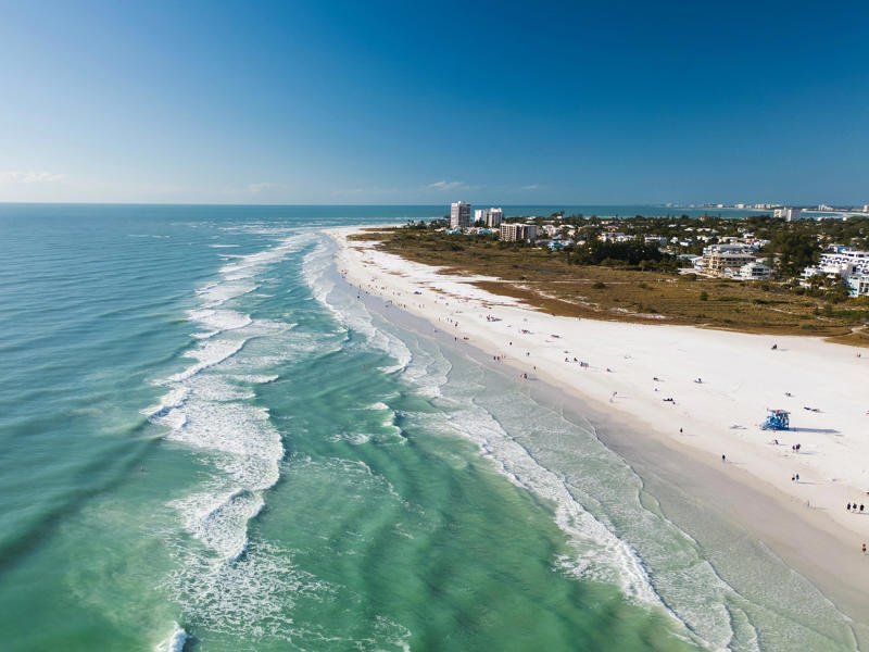 Ponte Vedra Beach, St. Augustine, Cedar Key, Sarasota, Cocoa Village, Sombrero Beach