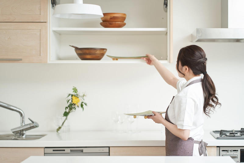 1. 使う場所の近くに収納する, 2.収納量は8割まで, 3.アクション数を減らす, 4.定位置を見える化する, 5.よく使う・たまに使うで分ける