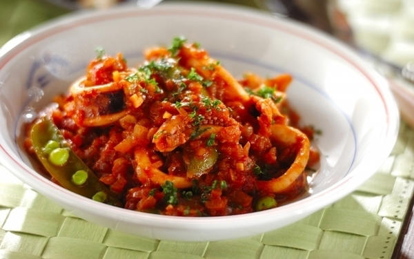 肉団子のトマト煮, 豚ヒレ肉と根菜のトマト煮, 白菜ミルフィーユのトマト煮, 豚肉とヒヨコ豆のトマト煮込み, タラとジャガイモのトマト煮, やわらかイカのトマト煮, 簡単洋風おかず！ タコとナスのトマト煮