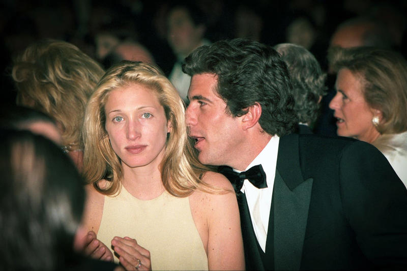 They met at a Calvin Klein fitting room., Carolyn valued her privacy., They had an extremely private wedding., They were attending marriage counseling before their deaths., They died in a plane crash piloted by JFK Jr.