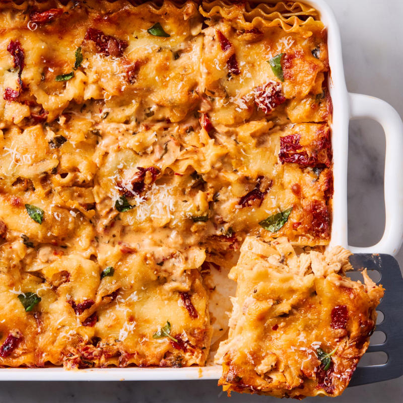 Chicken Spaghetti, Chicken Fajita Casserole, Creamy Chicken Spanakopita Bake, Chicken & Broccoli Casserole, Marry Me Lasagna, Garlic Bread-Topped Chicken Pot Pie, Ritz Cracker Chicken Casserole, Mexican Chicken Casserole, Buffalo Chicken & Rice Casserole, Chicken Nugget Parm Casserole, Caprese Chicken & Polenta Bake, Chicken Pot Pie Casserole, Enchilada Casserole, Chicken and Rice Casserole, Chicken and Mushroom White Lasagna