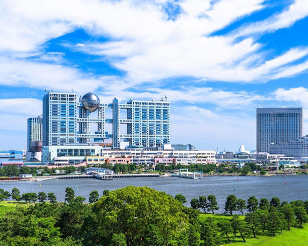 ダイバーシティ東京 プラザ, アクアシティお台場, 日本科学未来館のドームシアター, デックス東京ビーチ, フジテレビ 球体展望室 「はちたま」