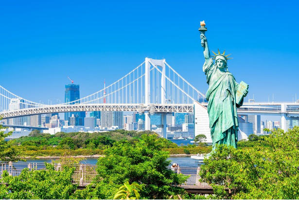 ダイバーシティ東京 プラザ, アクアシティお台場, 日本科学未来館のドームシアター, デックス東京ビーチ, フジテレビ 球体展望室 「はちたま」