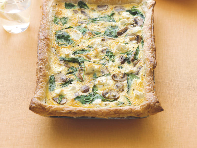Savoury eggplant and haloumi quiche , Salmon and spinach quiche , Green power mini frittatas with spinach and feta , Mega vegie and haloumi frittata , Pumpkin, feta and basil quiche , Roast vegetable quiche , Spring quiche , Asparagus & fetta frittata , Chorizo & potato frittata , Coronation quiche , Smoked salmon and asparagus quiche , Asparagus frittata , Spanish frittata , Quick three-cheese frittata , Silverbeet quiche , Bacon and mushroom quiche , Kale and quinoa frittata , Tuna and spinach quiche , Bacon, pea and corn frittata , Baked potato, ham and cheese frittata , Smoked chicken & asparagus quiches , Filo salmon quiche , Leftover roast vegetable quiche , Potato, capsicum and spinach frittata , Bacon, chive and potato quiche , Chorizo, spinach and fetta quiche , Smoked ocean trout ricotta quiche , Tomato and fetta quiche , Mini tomato and cheese quiches , Mushroom quiche , Mushroom and spinach quiche , Impossible quiche , Chicken, mushroom and brie quiche , Basic ham and cheese quiche , Caramelised onion & goat’s cheese quiches , Mini ham and corn quiches , Baby rocket quiche , Spinach quiche , Roast pumpkin and zucchini frittata , Chorizo, potato and herb frittata , Zucchini and corn frittatas , Zucchini flower and tomato frittata , Bacon, leek and potato frittata , Wild mushroom and green onion frittata , Tomato, feta and pancetta frittata , Leek and speck quiche , Potato, capsicum and olive frittata , Asparagus, tomato, ricotta and basil frittata , Tuna and asparagus frittata , Primavera frittata , Quiche recipes for kids’ lunch boxes, How to tell if an egg is good to use, More egg recipes for dinner, You might like these omelette recipes