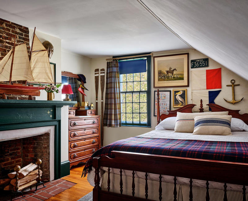 Collected Rooms That Tell a Story, Character in Every Cranny, Historic Architectural Charm, A Moody Oil Painting Palette, Nods to the Nautical, Hunkered-Down Hideaways , Jewel-Box Like Nooks, Dreamy Waterside Setting