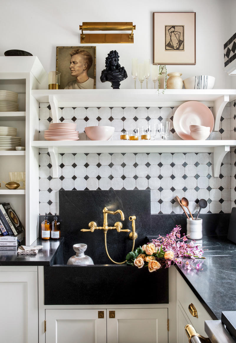 Artwork, A Tray to Corral Odds & Ends, A Pot or Plate Rack (Or Both!), A Sweet Little Lamp, Seat Cushions , Café Curtains , A Collection , Freestanding Furniture , Something Quirky & Unexpected