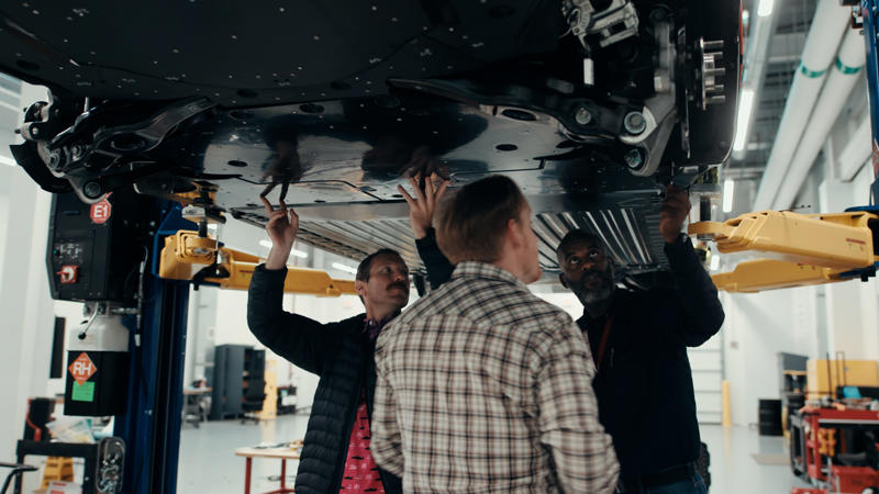 Ford bets on innovation, Ford's bounty hunting, Racing aerodynamics, A savings achieved , Using unicasting to take on Tesla, Chinese, Marshall, Michigan, to make better batteries, Getting ahead of the competition