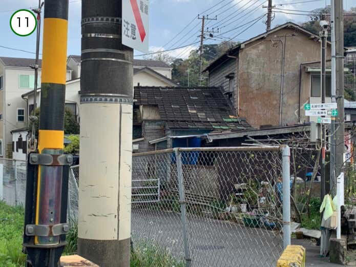 名越切通しハイキングコース概要, Section1：名越バス停〜登山口（1.7km・約29分）, Section2：登山口〜法性寺（1.6km・約47分）, Section3：法性寺〜逗子駅（2.8km・約40分）