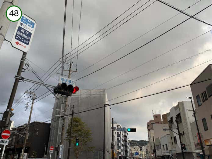 名越切通しハイキングコース概要, Section1：名越バス停〜登山口（1.7km・約29分）, Section2：登山口〜法性寺（1.6km・約47分）, Section3：法性寺〜逗子駅（2.8km・約40分）