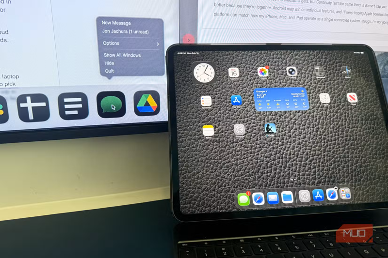 1. コピペも作業再開も。デバイス間で即座に共有, 2. iPhoneをMacで操作。デスク作業を1台に統合, 3. iPadを外付け画面に。古い端末もサブ機で活躍, 4. どの画面からでも返信。会話が途切れない同期