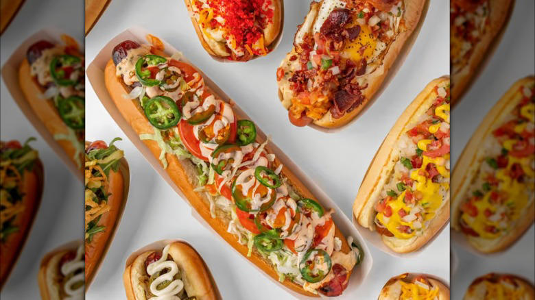 With Love, Always, KoMex Fusion, Yukon Pizza, Bāng Bar by Momofuku, Arts District Kitchen, Gordon Ramsay Fish &amp; Chips, Monta Ramen, Dirt Dog, Coronado Cafe, Ellis Island BBQ, Red Dwarf, BabyStacks Cafe, Haute Doggery, Gritz Cafe, Methodology
