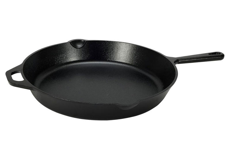 Best Shopper-Loved Cast Iron Skillets at Amazon, Lodge Seasoned Cast Iron Skillet, 12-Inch, Le Creuset Enameled Cast Iron Classic Skillet, 9-Inch, Lodge Mini Seasoned Cast Iron Skillet, 6.5-Inch, Cuisinel Cast Iron Skillet with Lid, Lodge Cast Iron Round Griddle, Amazon Basics Pre-Seasoned Cast Iron Skillet, Utopia Kitchen Cast Iron Skillet, 12-Inch, Simple Chef Cast Iron Skillets, 3-Piece Set, Victoria 8-Inch Cast Iron Skillet