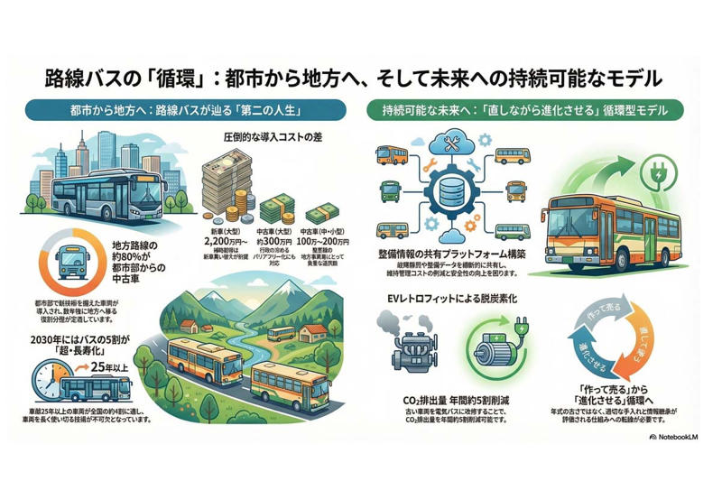 都市から地方へ、移るバスの行方, 独自の視点・提案, よくある誤解への反論, 5年後、10年後の姿
