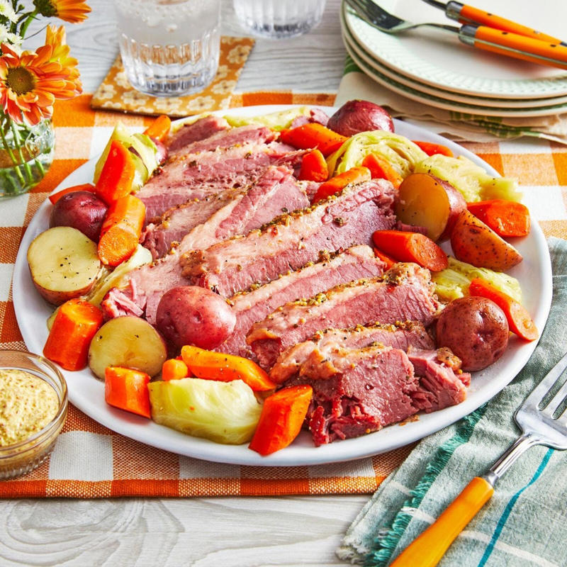 Cabbage and Sausage , Irish Brown Bread, Irish Stew, Homemade Irish Cream , Beef and Potato Pie, Potato Rolls, Irish Apple Cake, Corned Beef, Fried Cabbage, Chocolate Guinness Cake, Seafood Chowder, Colcannon, Irish Soda Bread, Irish Coffee, Shepherd's Pie, Potato Soup, Irish Shortbread
