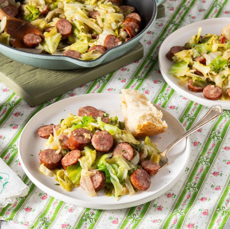 Cabbage and Sausage , Irish Brown Bread, Irish Stew, Homemade Irish Cream , Beef and Potato Pie, Potato Rolls, Irish Apple Cake, Corned Beef, Fried Cabbage, Chocolate Guinness Cake, Seafood Chowder, Colcannon, Irish Soda Bread, Irish Coffee, Shepherd's Pie, Potato Soup, Irish Shortbread