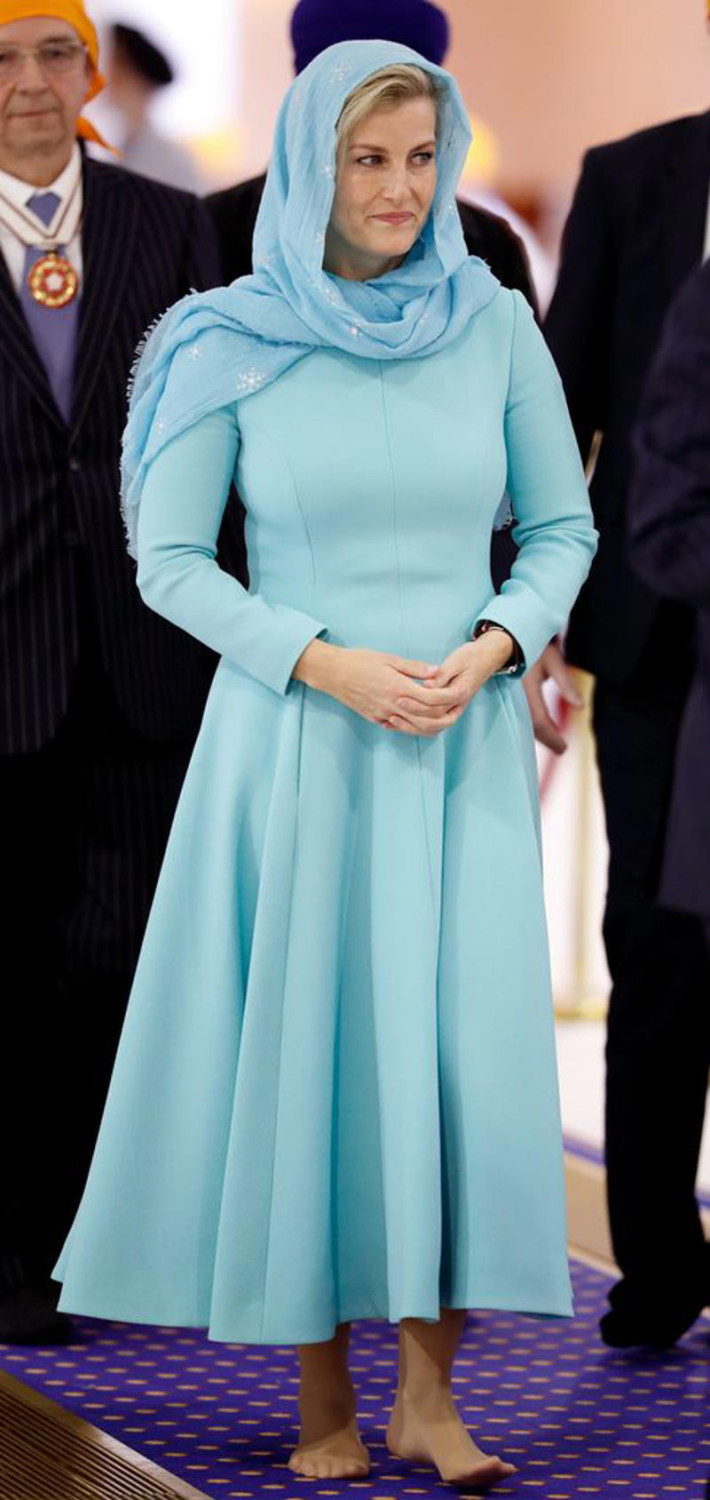 Duchess Sophie A split image of Princess Kate and Meghan Markle barefoot, The Princess of Wales, Prince William, Duchess Sophie, Princess Diana, Meghan Markle
