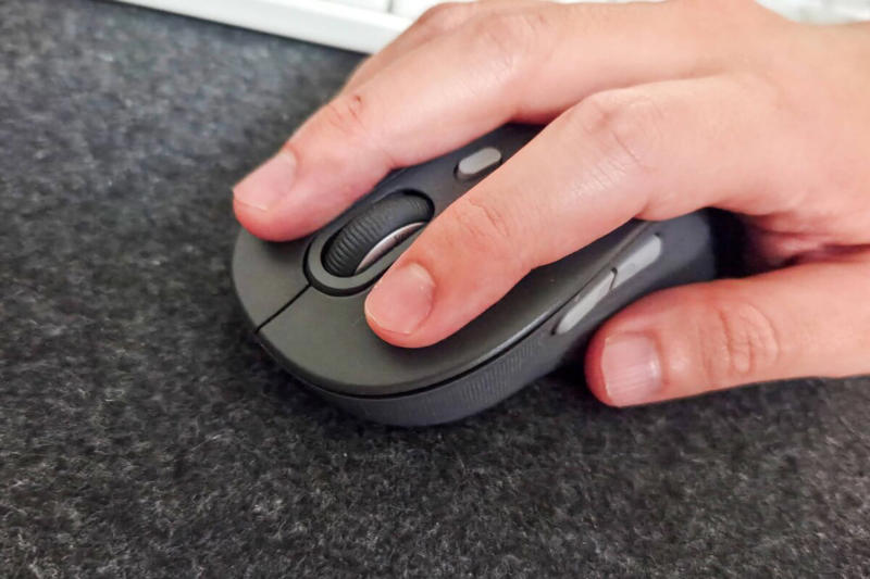 ■ロジクールの静音マウス「Signature M750」, ■クリック感がやみつきになる, ■唯一、正直微妙なところ, ■静音マウスで快適なデスク環境に