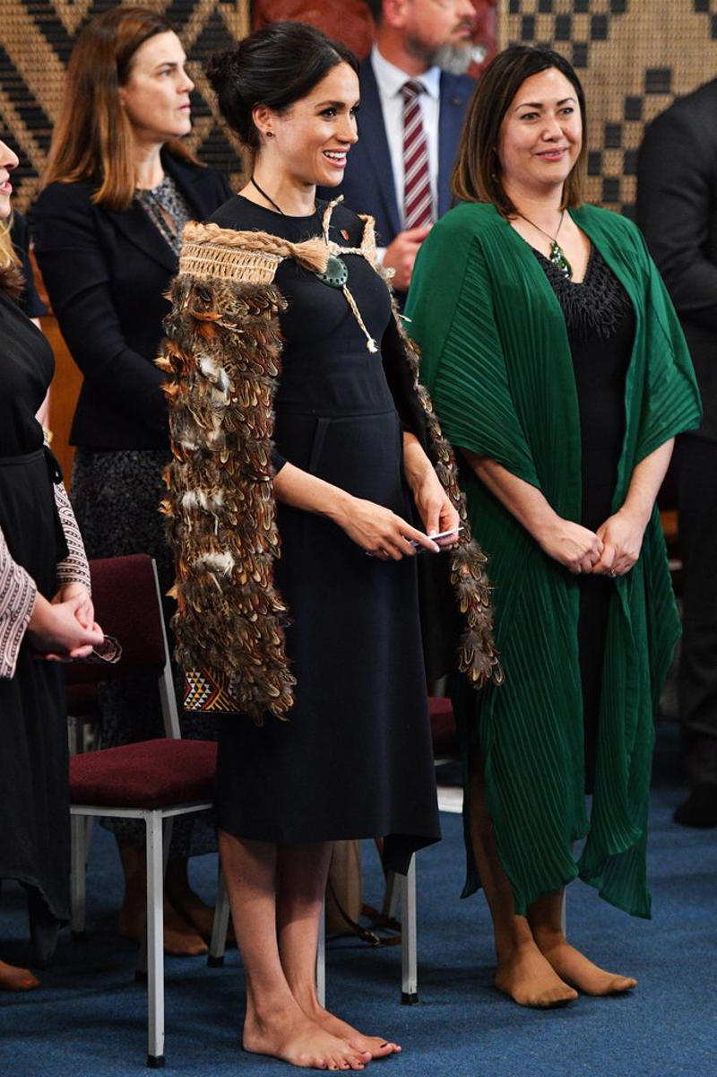 Meghan Markle A split image of Princess Kate and Meghan Markle barefoot, The Princess of Wales, Prince William, Duchess Sophie, Princess Diana, Meghan Markle